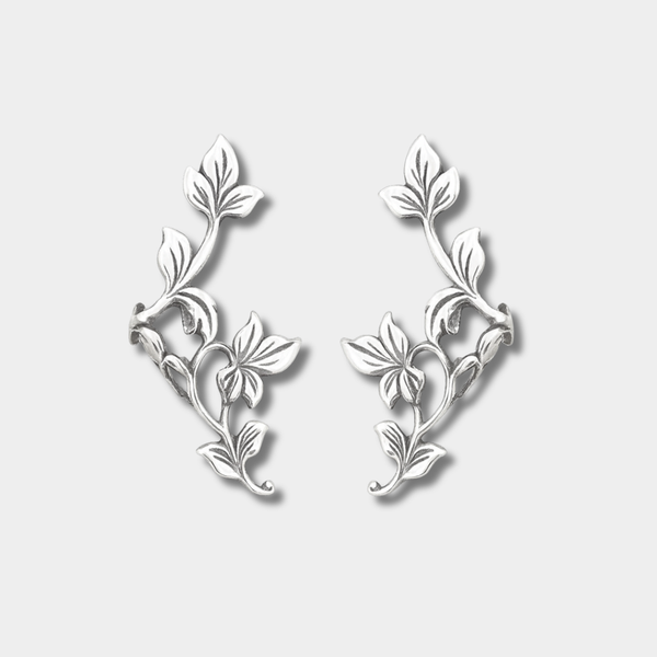 Michaela - Vintage silver earrings